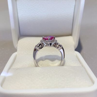 1 Carat Moissanite 925 Sterling Silver Ring