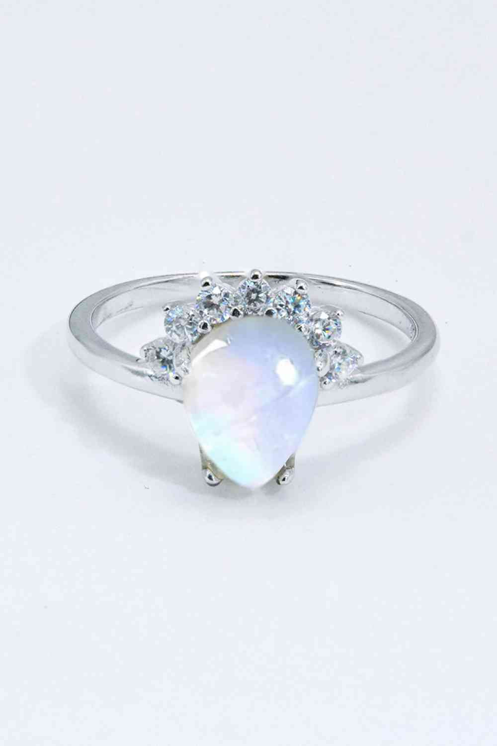 925 Sterling Silver Moonstone Ring