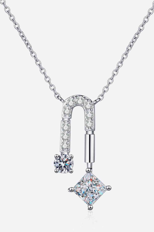 1.3 Carat Moissanite 925 Sterling Silver Necklace